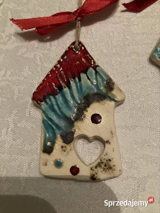 Domki Zawieszki Ceramiczne Wykonane Ręcznie 2 Pozostałe Czerwionka-Leszczyny