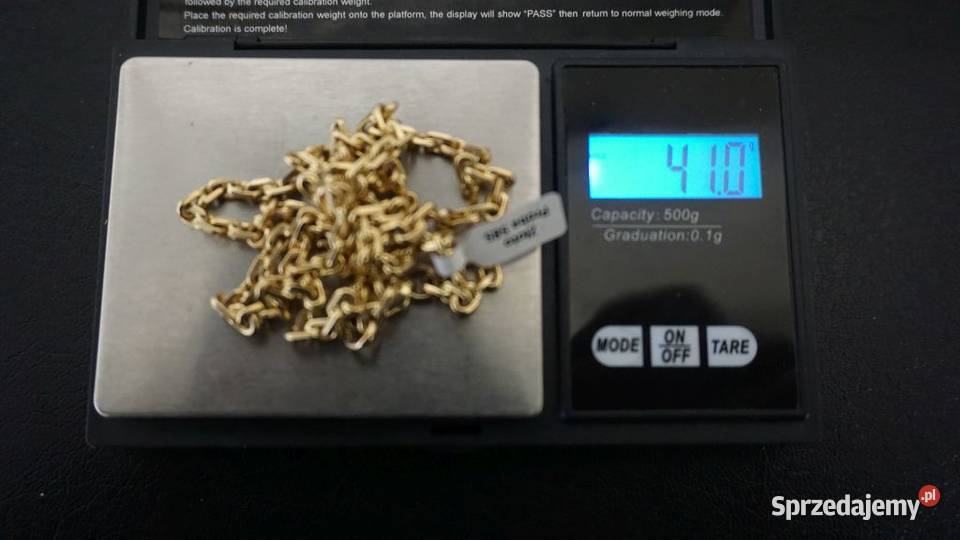 ZŁOTY ŁAŃCUSZEK ANKIER KUTY ŁAŃCUCH 41G mazowieckie