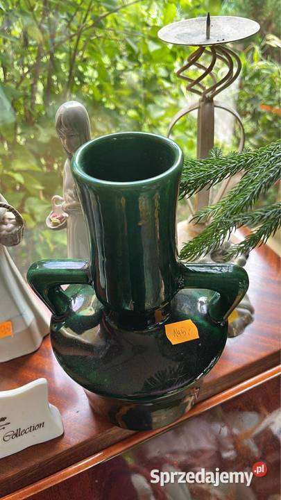Wazon Zielony Ceramika Amfora pomorskie Gdańsk