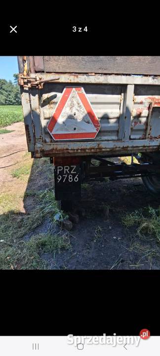 Przyczepa rolnicza zarejestrowana Radymno