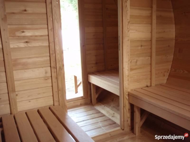 Sauna ogrodowa sauna beczka 4m z piecem Płock