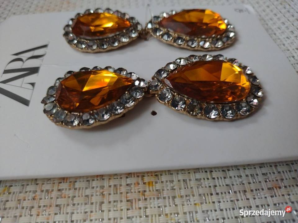 ZARADuże wytworne KOLCZYKI WIECZOROWE z Kraków sprzedam