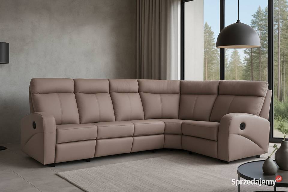 Narożnik Aston 3x1 skóra naturalna elegancja i Ostrowsko