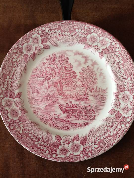 DWA TALERZE PŁYTKIE I JEDEN GŁĘBOKI CAMBRIDGE Porcelana i szkło Mikołów