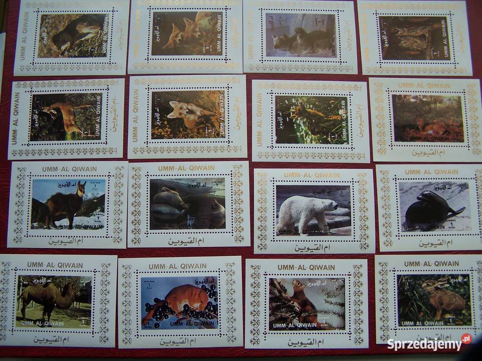 Umm Al Quiwain ZEA MNH 1972 Dzikie Zwierzęta 3 Filatelistyka śląskie Tychy