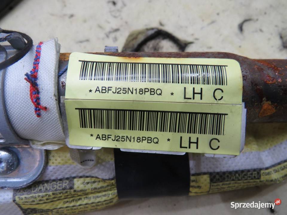 KURTYNA AIRBAG LEWA AVENSIS T27 T29 KOMBI Poduszki powietrzne sprzedam