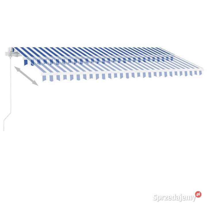 Ręcznie zwijana markiza z LED 400 x 350 mazowieckie sprzedam