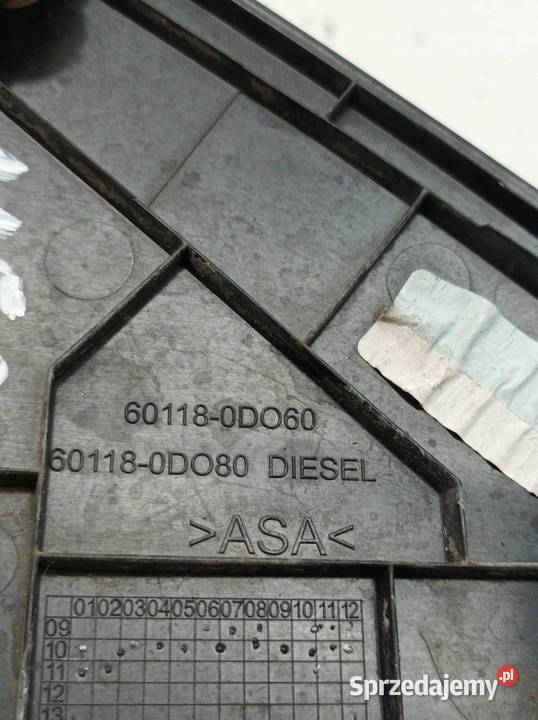 OSŁONA TRÓJKĄT BŁOTNIKA PRAWY LEWY PRZÓD KPL Wyposażenie wnętrza