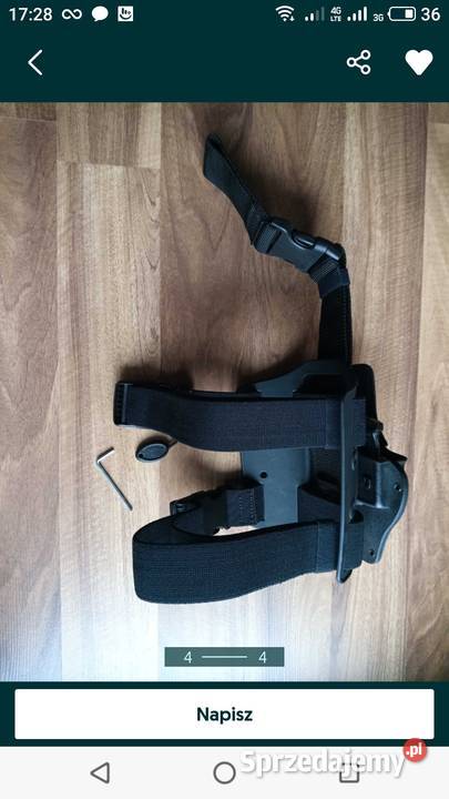Kabura Kydex Walther P99 na panelu udowym Jaworzno