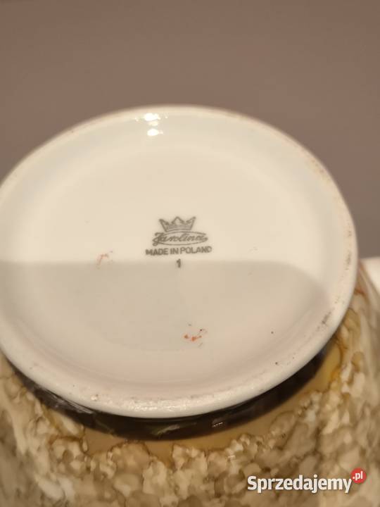 Dzbanek z mlecznikiem porcelana Karolina