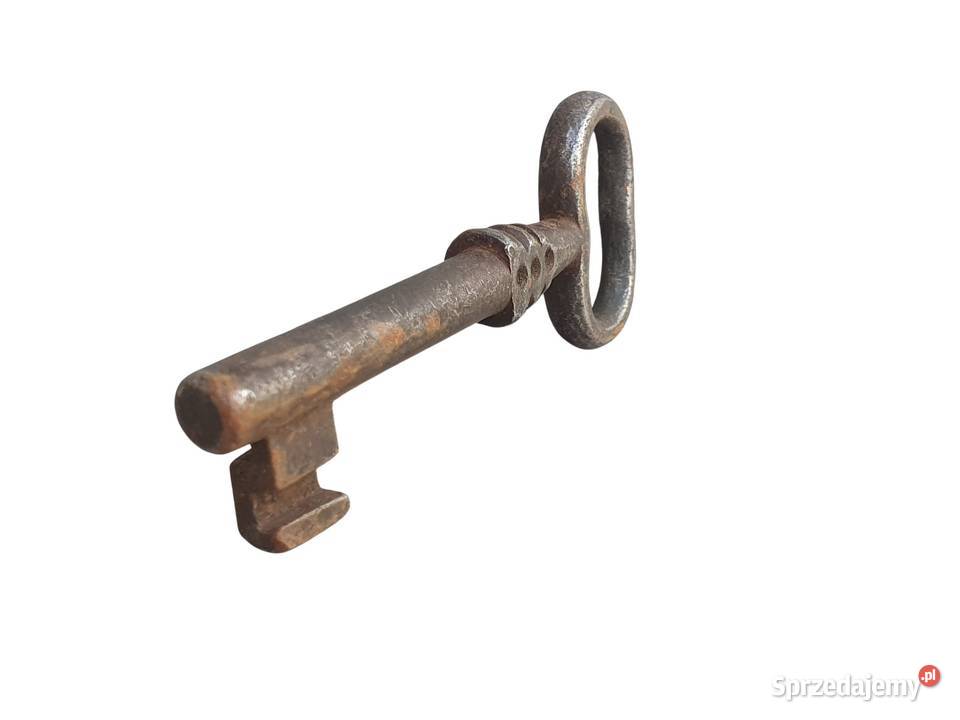Stary stylowy metalowy klucz XVIIIXIX w ręcznie Cieszyn
