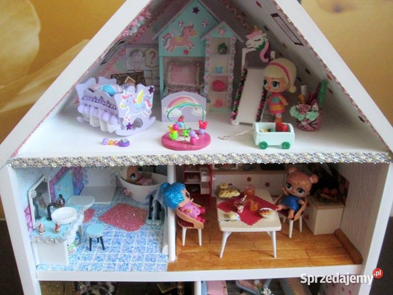 Domek lalek robiony ręcznie z pełnym Bogatynia