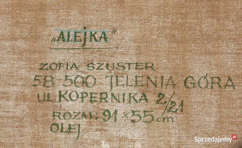 Alejka Zofia Szuster obraz olejny pejzaż Lublin