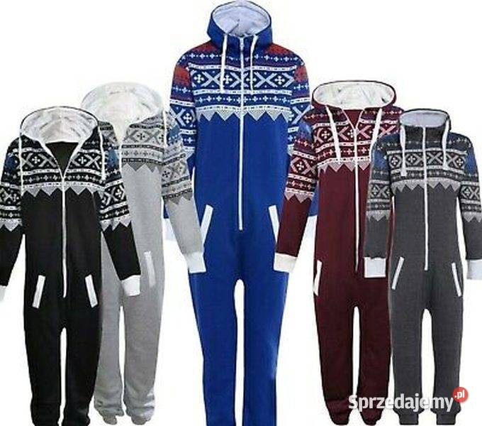 kombinezon z kapturem dress jednoczęściowa