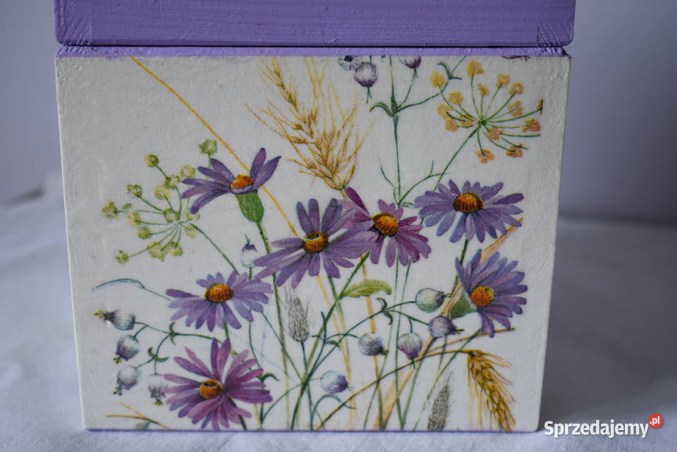 Pudełko na chusteczki decoupage sprzedam