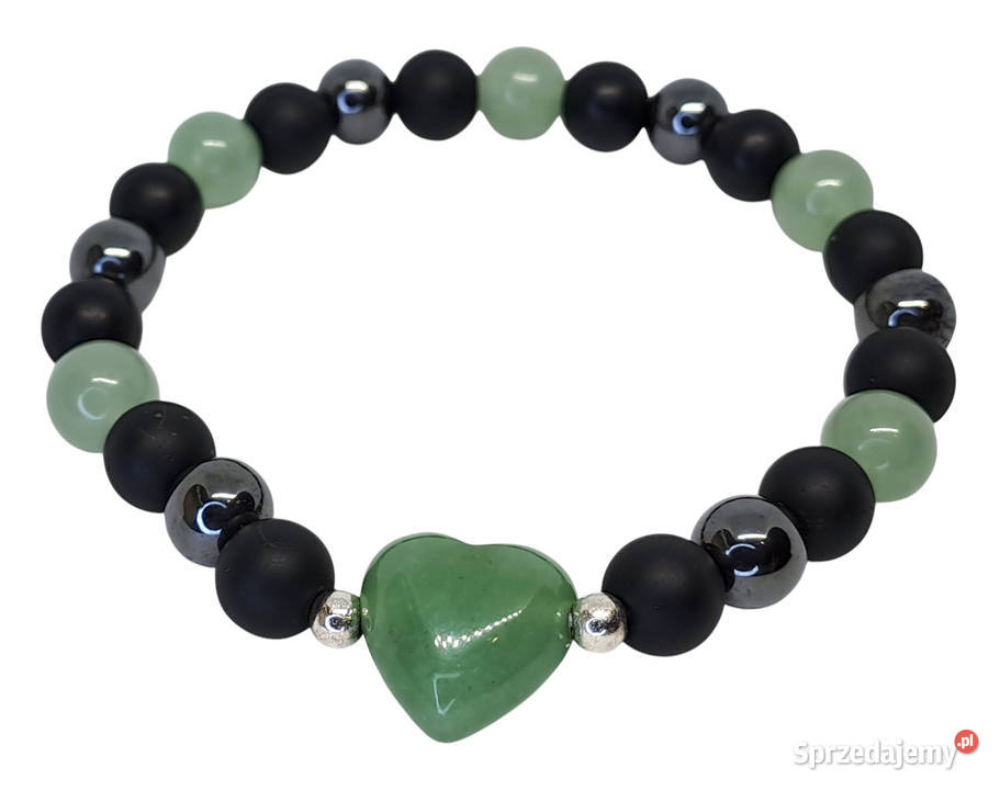 Bransoletka z awenturynu AWENTURYN serce kulka Warszawa