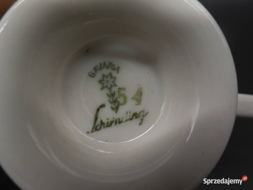 Filiżanka espressomokka Schirnding Bavaria Porcelana i szkło Raszków