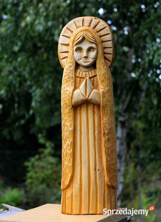 Święta Maria matka Jezusa rzeźba ludowa Gniezno