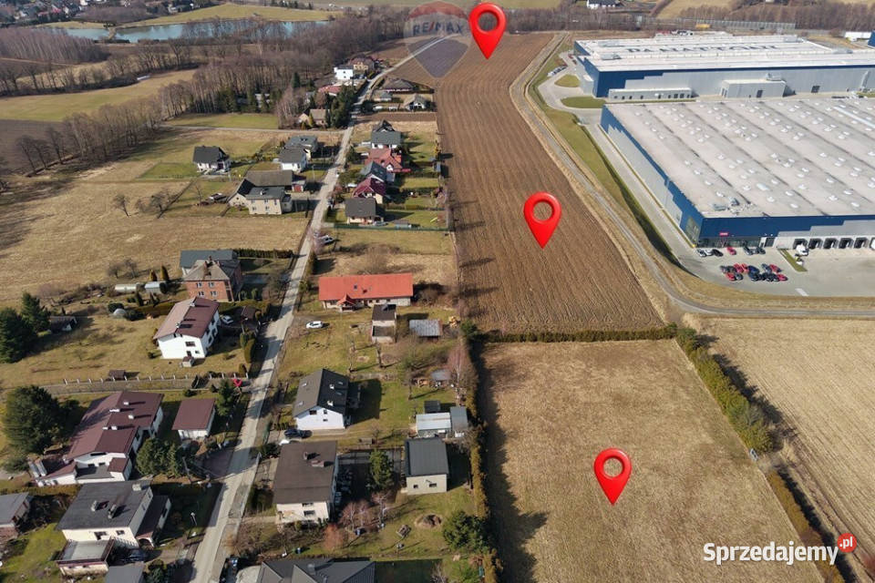 Działki usługowe 326 ha BielskoBiała obok S52 inwestycyjna Bielsko-Biała sprzedam