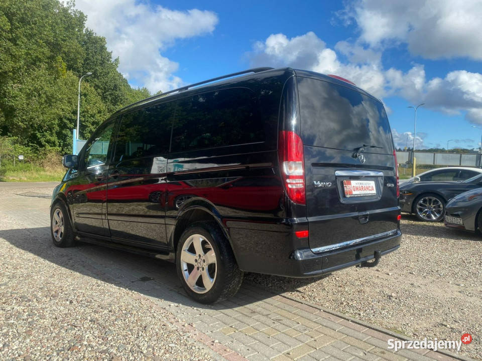 Mercedes Viano 30 V6 225 WERSJA BUISSNES SKORY diesel pomorskie