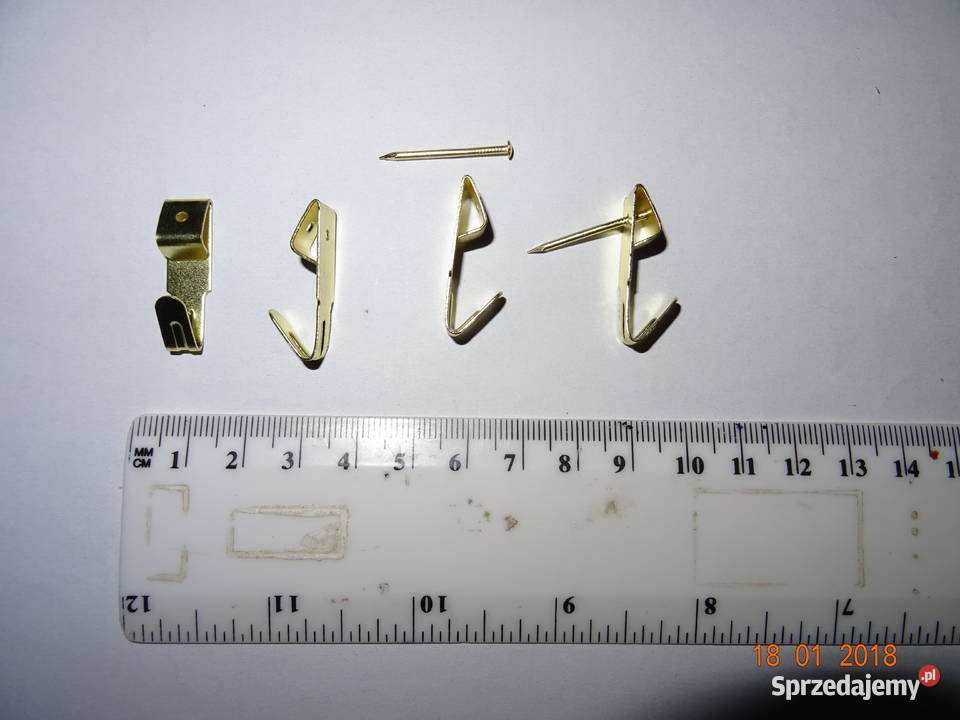 Małe haczyki pozłacane Łódź
