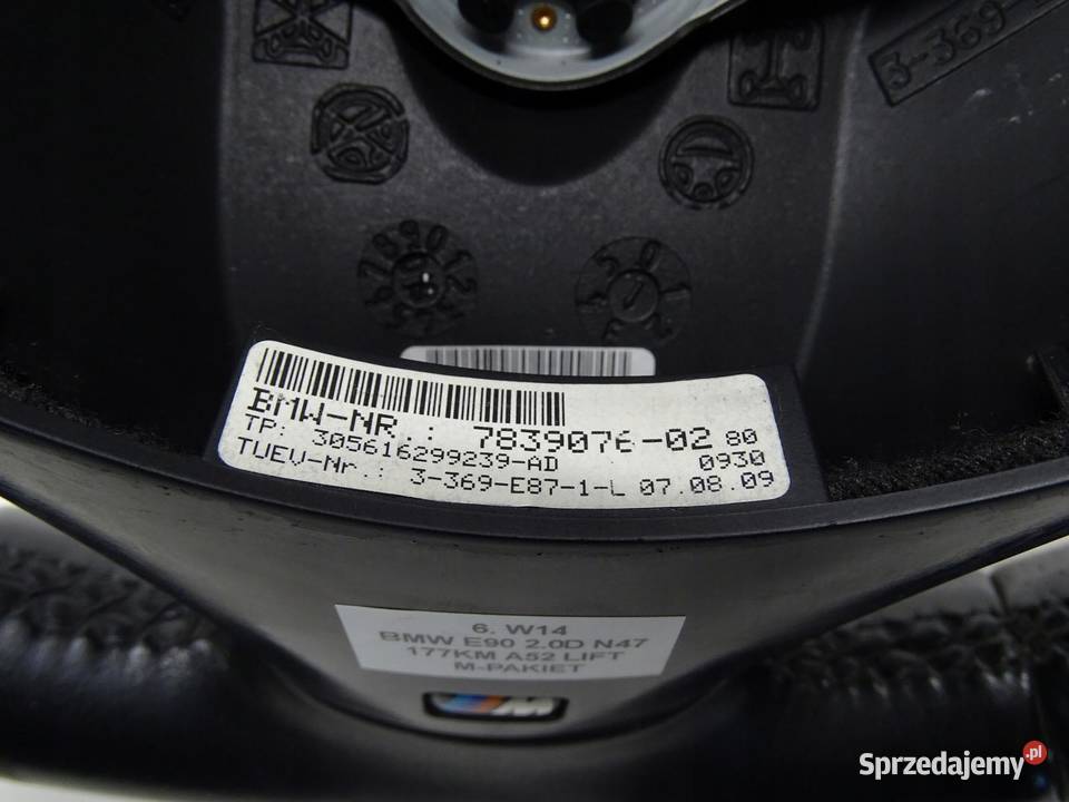 KIEROWNICA SKÓRA MULTI MULTIFUNKCJA BMW E90 LCI Kierownice
