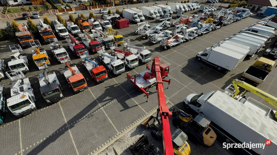MAN TGL 8180 Zwyżka Palfinger TKA 28 m w bok 20m świętokrzyskie Widełki