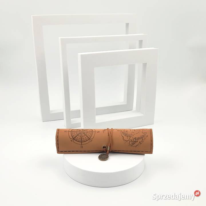 Piórnik szkolny zwijany skórzany mapa Artykuły szkolne Zawiercie