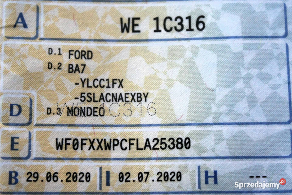 Ford Mondeo SW Automat SalonPL FV23 150 Kamera pełny VAT Sokołów sprzedam