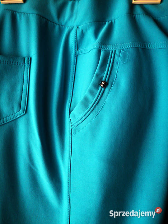 Legginsy damskie 34 kolano jasnoniebieskie Polkowice