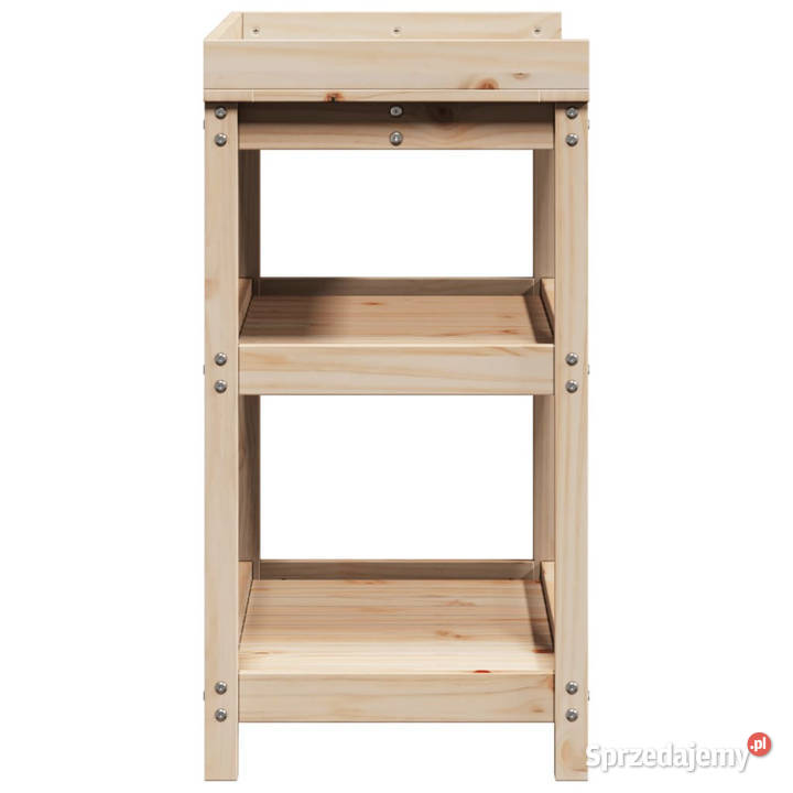 Stolik ogrodniczy z półką 825x45x865 drewno mazowieckie Warszawa