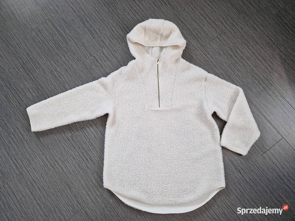 Ciepła bluza z kapturem biały Nowogard