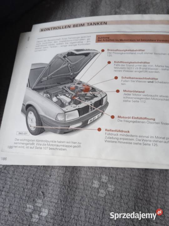 Instrukcja audi 80 orginal Leżajsk