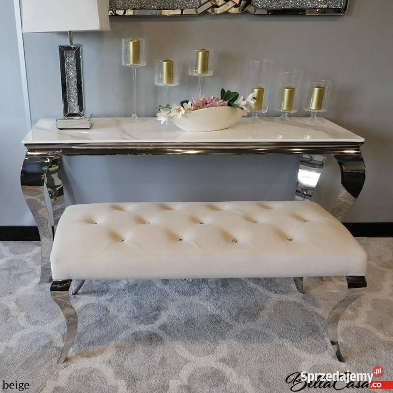 Pufa Ławka Podnóżek Ludwik pikowany RÓŻNE KOLORY mazowieckie