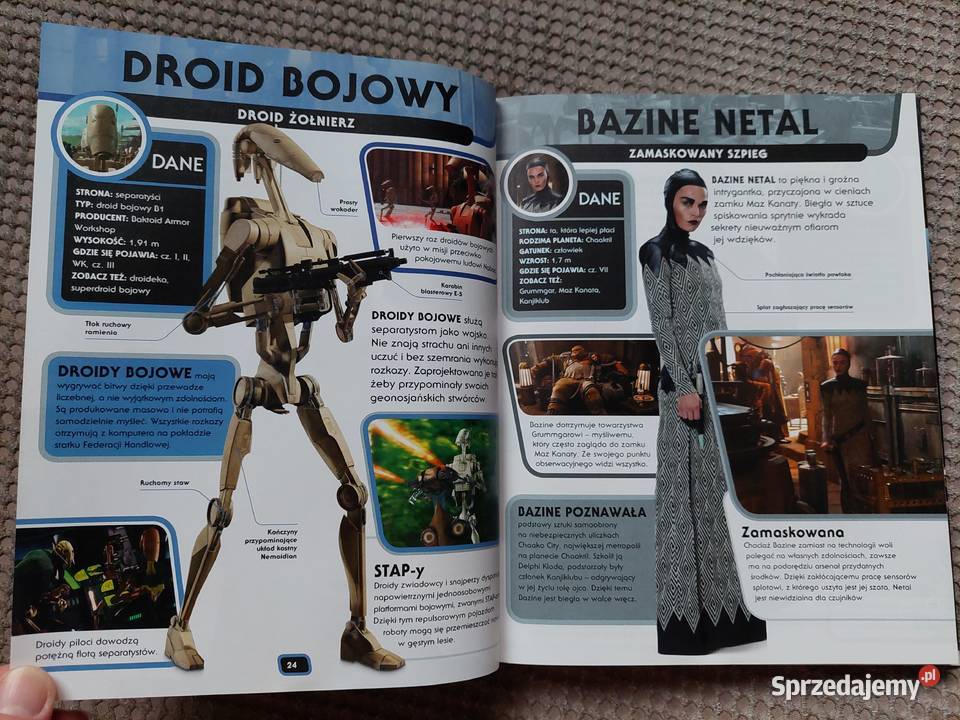 STAR WARS Encyklopedia postaci uzupełniona i twarda Książki dla dzieci Kraków