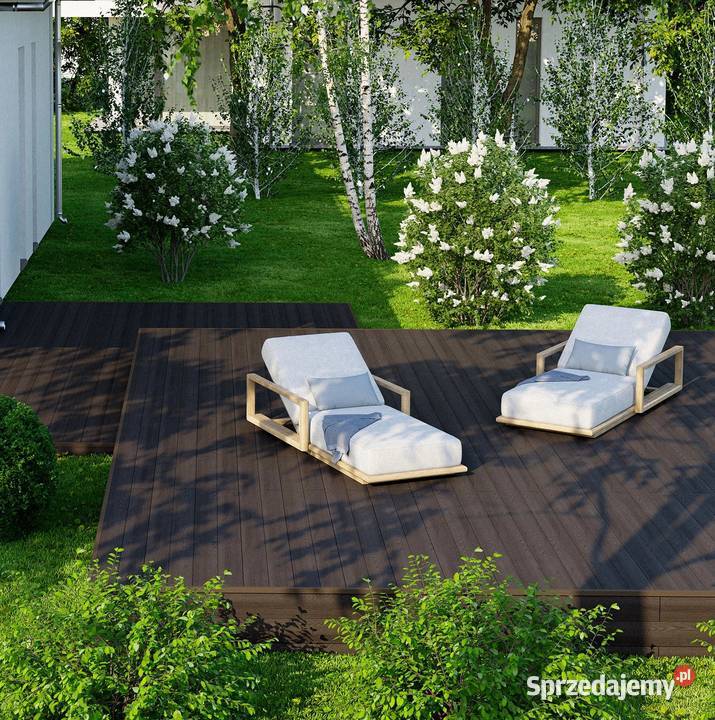 Deska tarasowa kompozytowa BERGDECK S140 Heban Warszawa