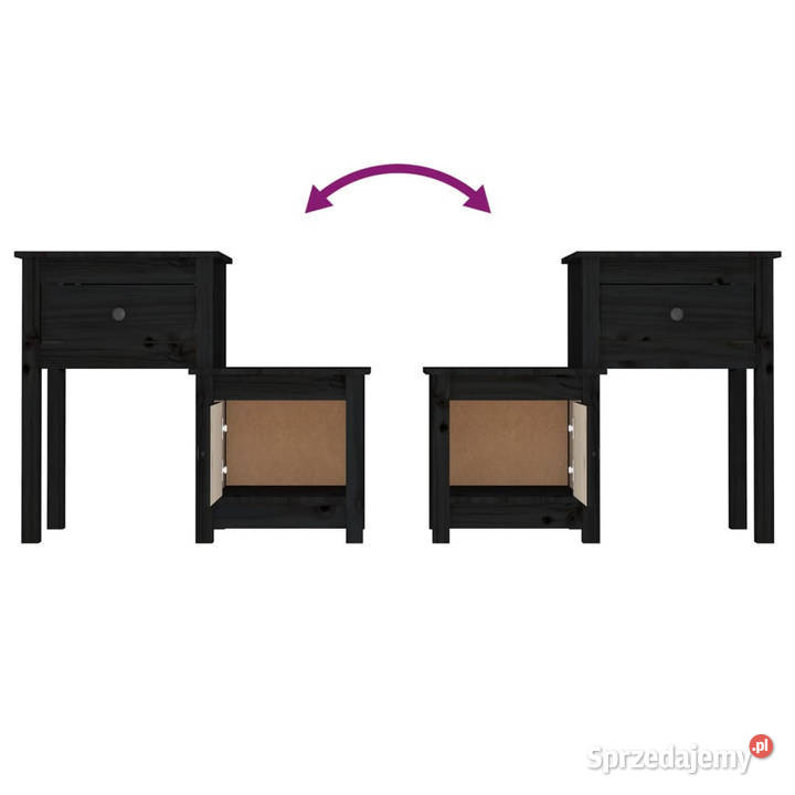 Szafka nocna 795x38x655 lite drewno sosnowe mazowieckie