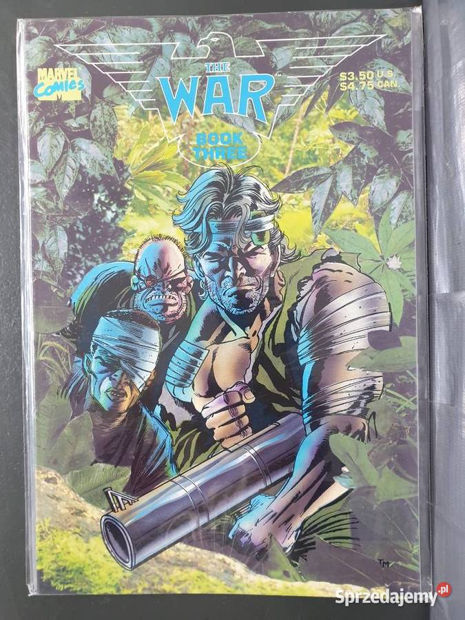The War miniseria 3 komiksy Marvel USA 1989 Superbohaterowie Gdynia