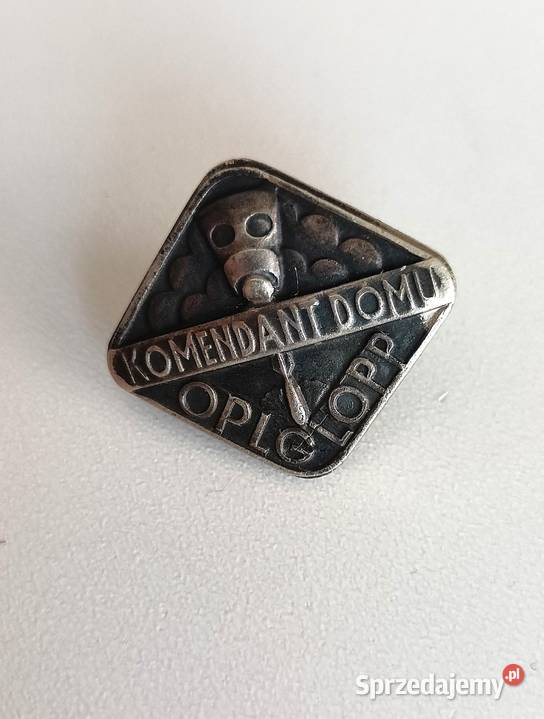 ODZNAKA KOMENDANT Domu Obrony Przeciwlotniczej łódzkie
