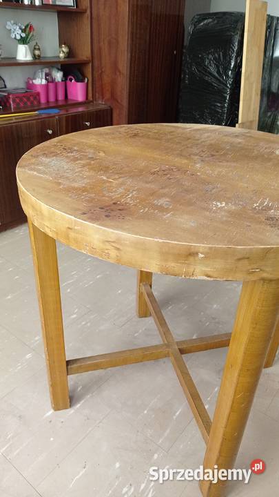 Stół drewniany okrągły Włocławek