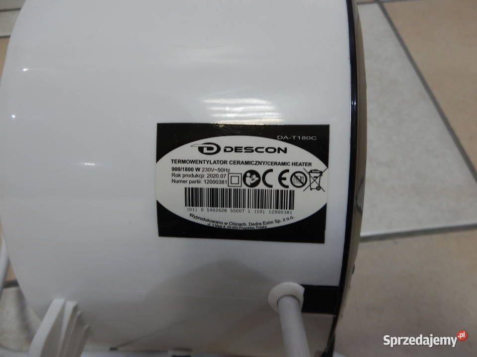 Termowentylator 1800w Dedra DAT180C