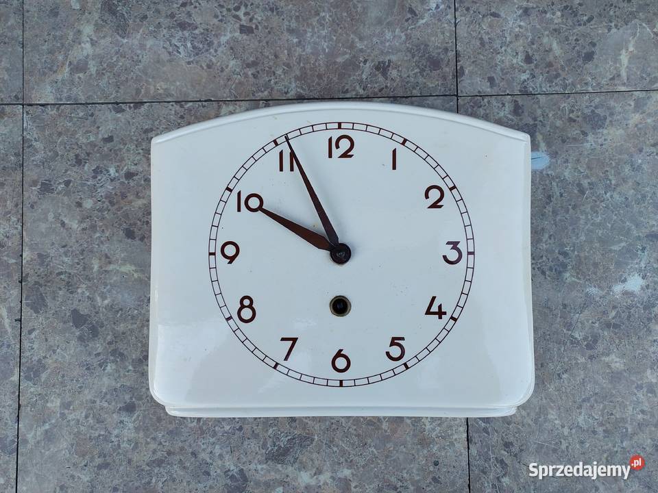 130 Stary zegar kuchenny ceramiczny chodzik