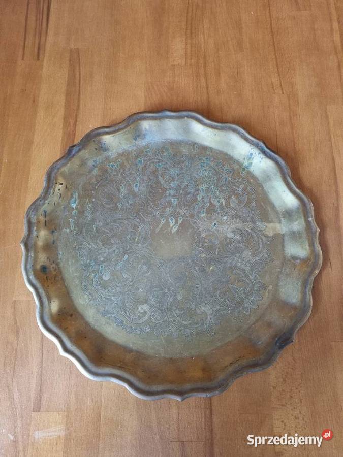 Mosiężna taca mazowieckie Warszawa