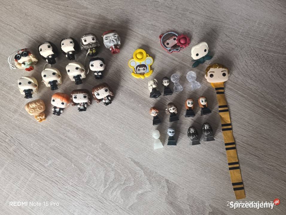 Figurki z Harrego Pottera z Kinder Niespodzianki pomorskie Kwidzyn