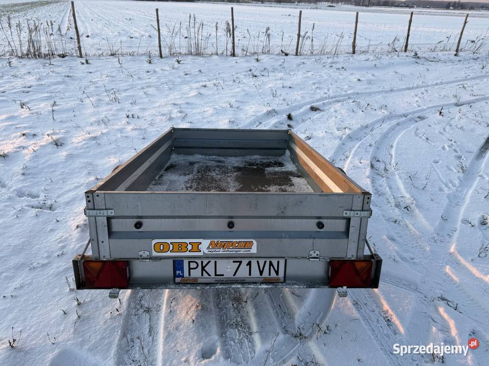 Przyczepa przyczepka samochodowa lekka 750 Neptun Koło