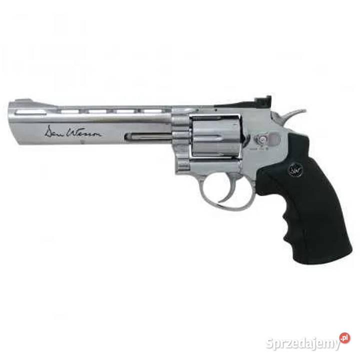 Dan Wesson 6 ASG wiatrówka CO2 45 mm BB srebrna Sporty strzeleckie i myślistwo Warszawa