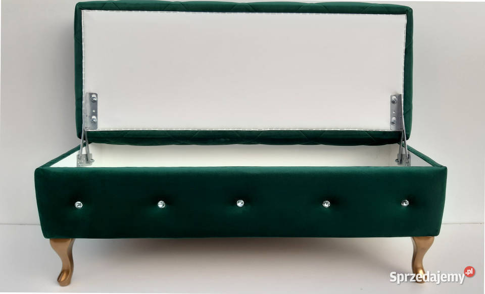 Pufa Ławka SWAROVSKI PIKOWANA CARO wielkopolskie Poznań