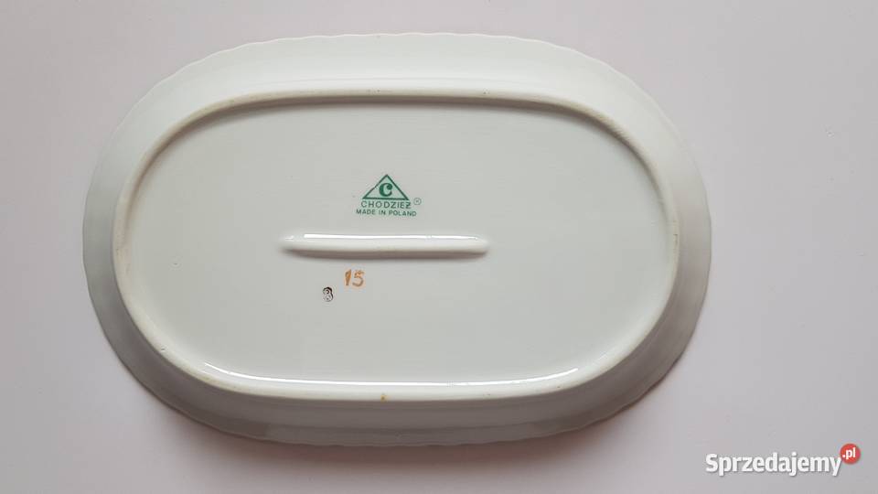 Porcelanowy półmisek salaterka owalna Iwona Porcelana i szkło śląskie Dąbrowa Górnicza