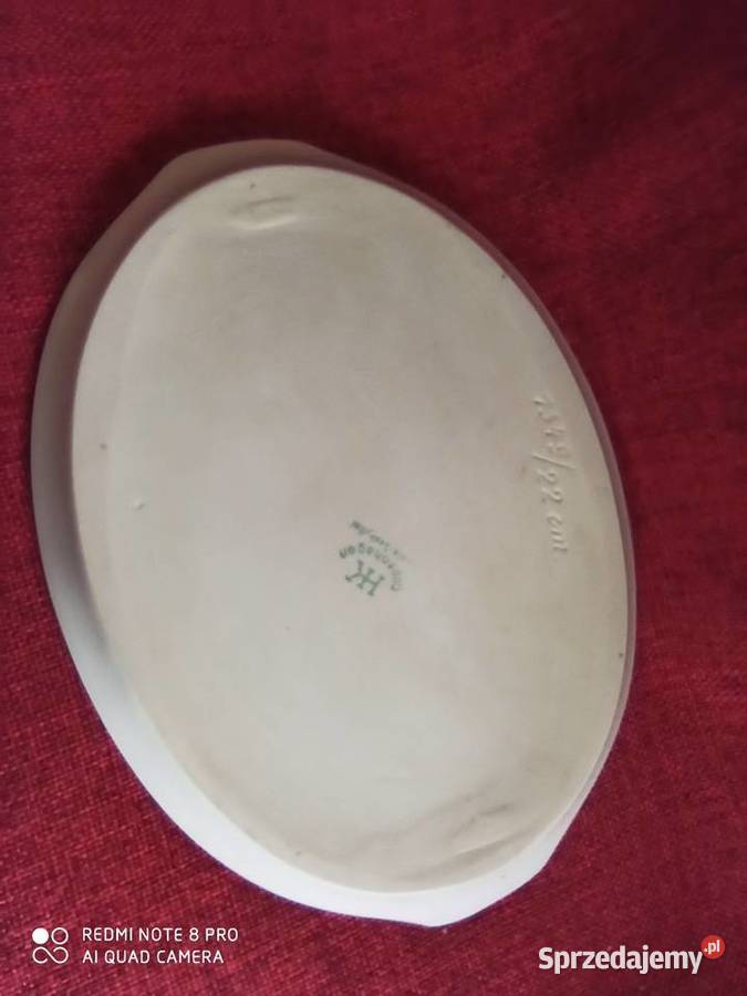 Porcelanową tacka z uchwytami HK Copenhagen Gdańsk
