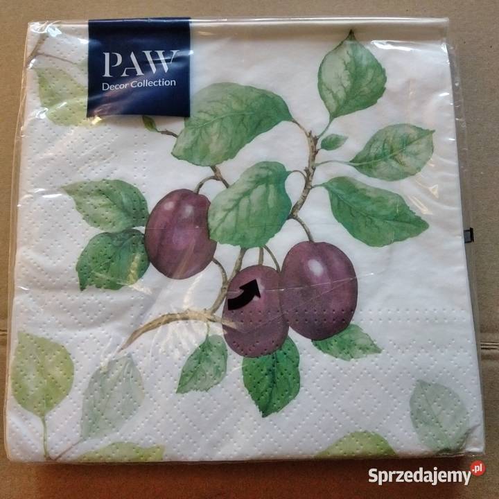 Serwetki PAW piwonie kwiaty róże 20 sztuk Pozostałe Skarżysko-Kamienna